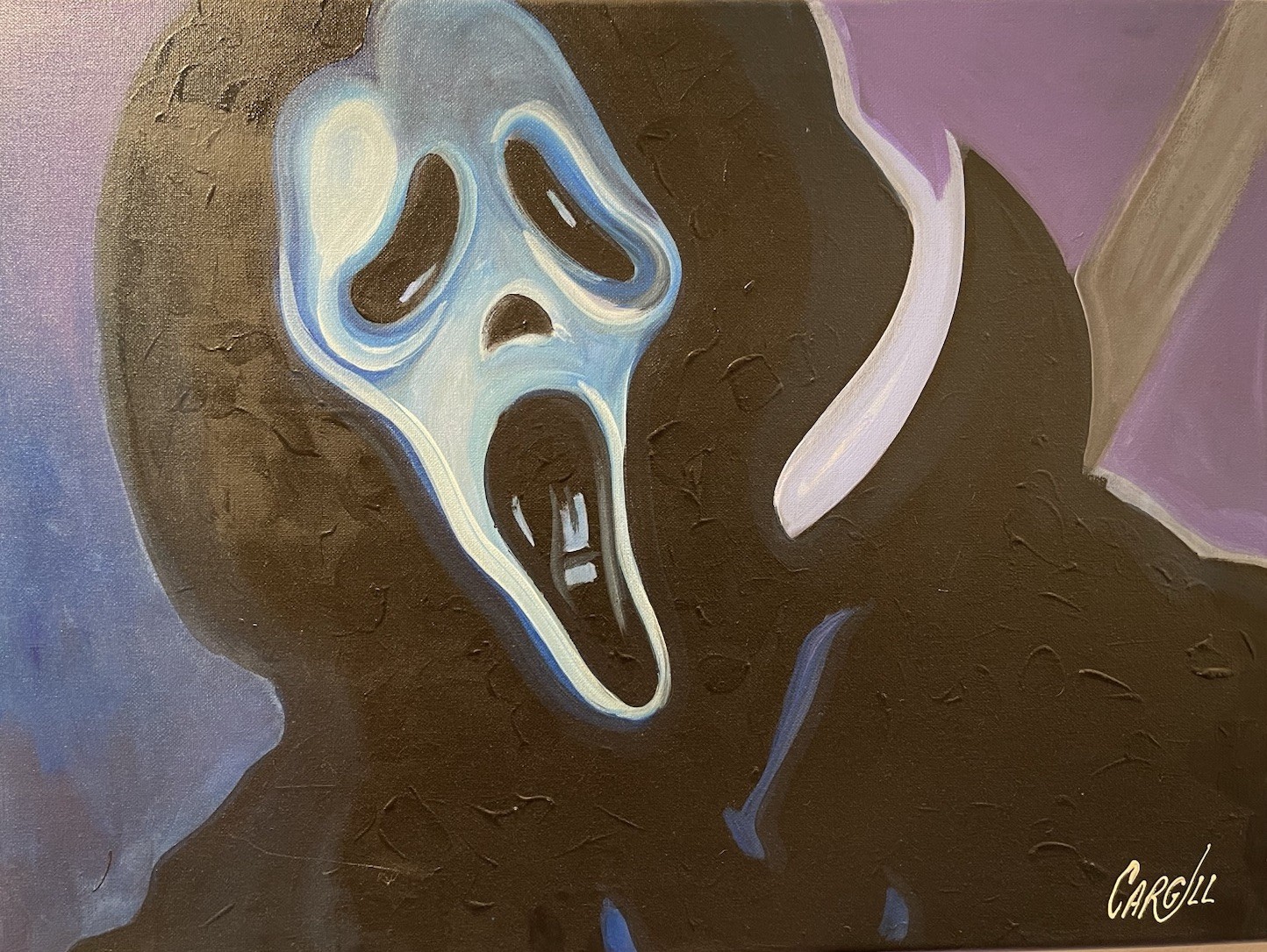 Scream 18″ x 24″ Pop Art Painting Chris Cargill