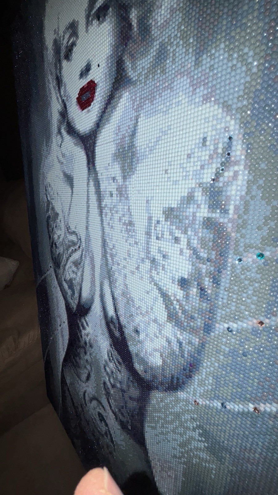 One Of A Kind Marilyn Monroe Stylized Diamond Painting 32 in X 20 in