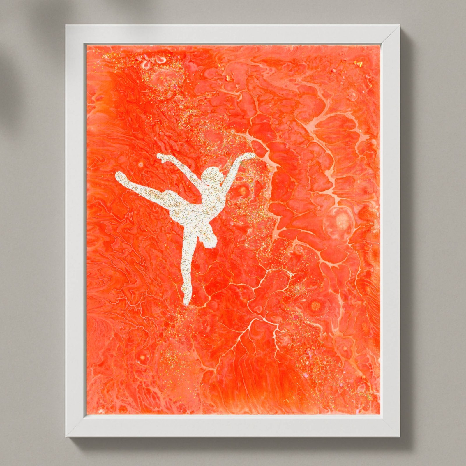 Nutcracker Ballet Painting Ballerina Original Acrylic Art New York City Ballet