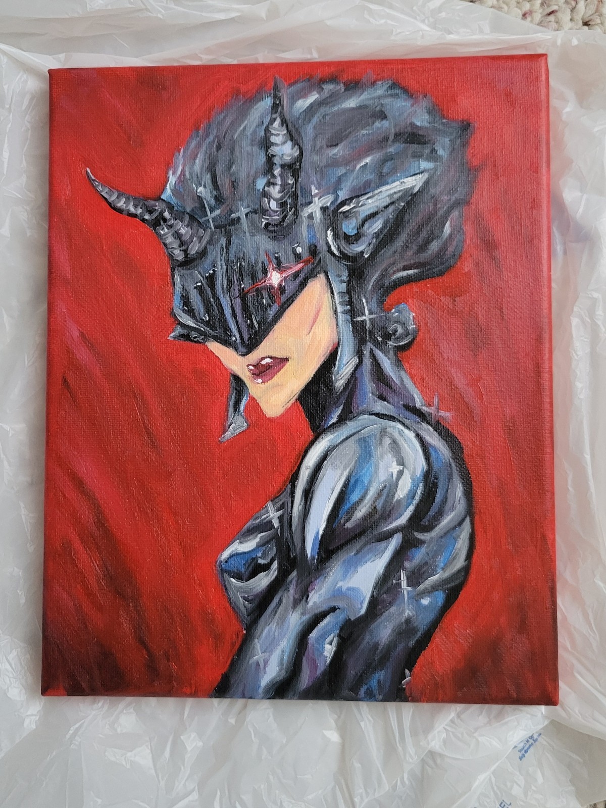 1 Of 1 figure portrait Oil painting 10×8 Inch