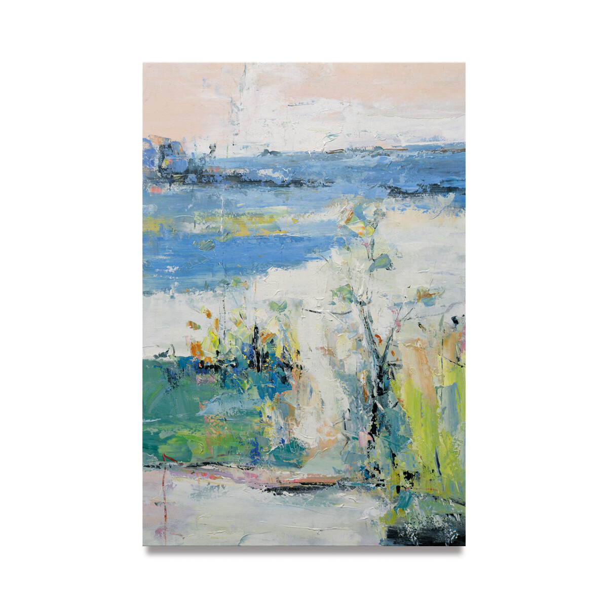Hungryartist – NY artist -Large contemporary modern abstract art on canvas 24X36