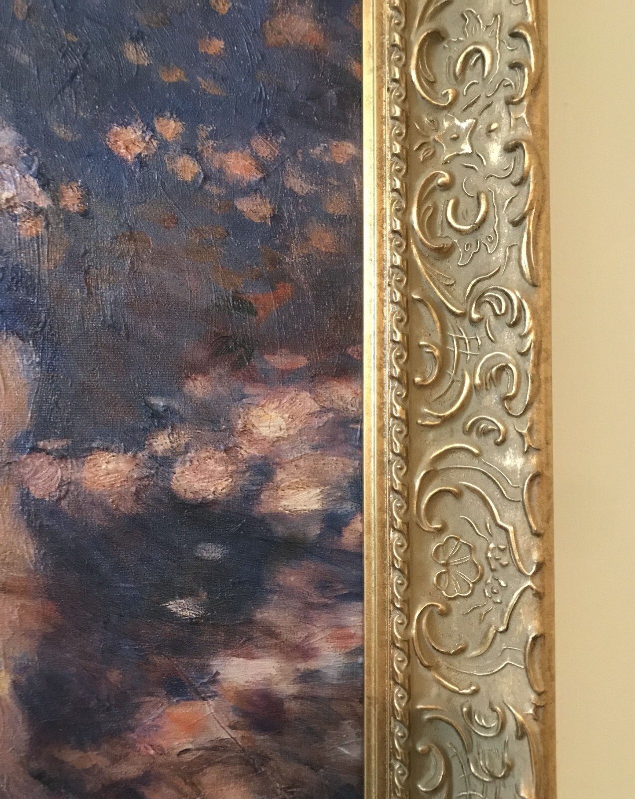 PIERRE-AUGUSTE RENOIR «THE SWING» AUTHENTIC 3D ARTAGRAPH OIL PAINTING W/COA