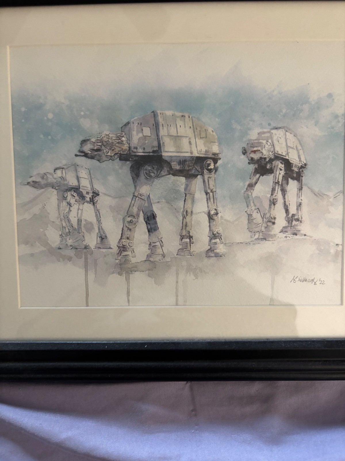 Star Wars watercolor painting
