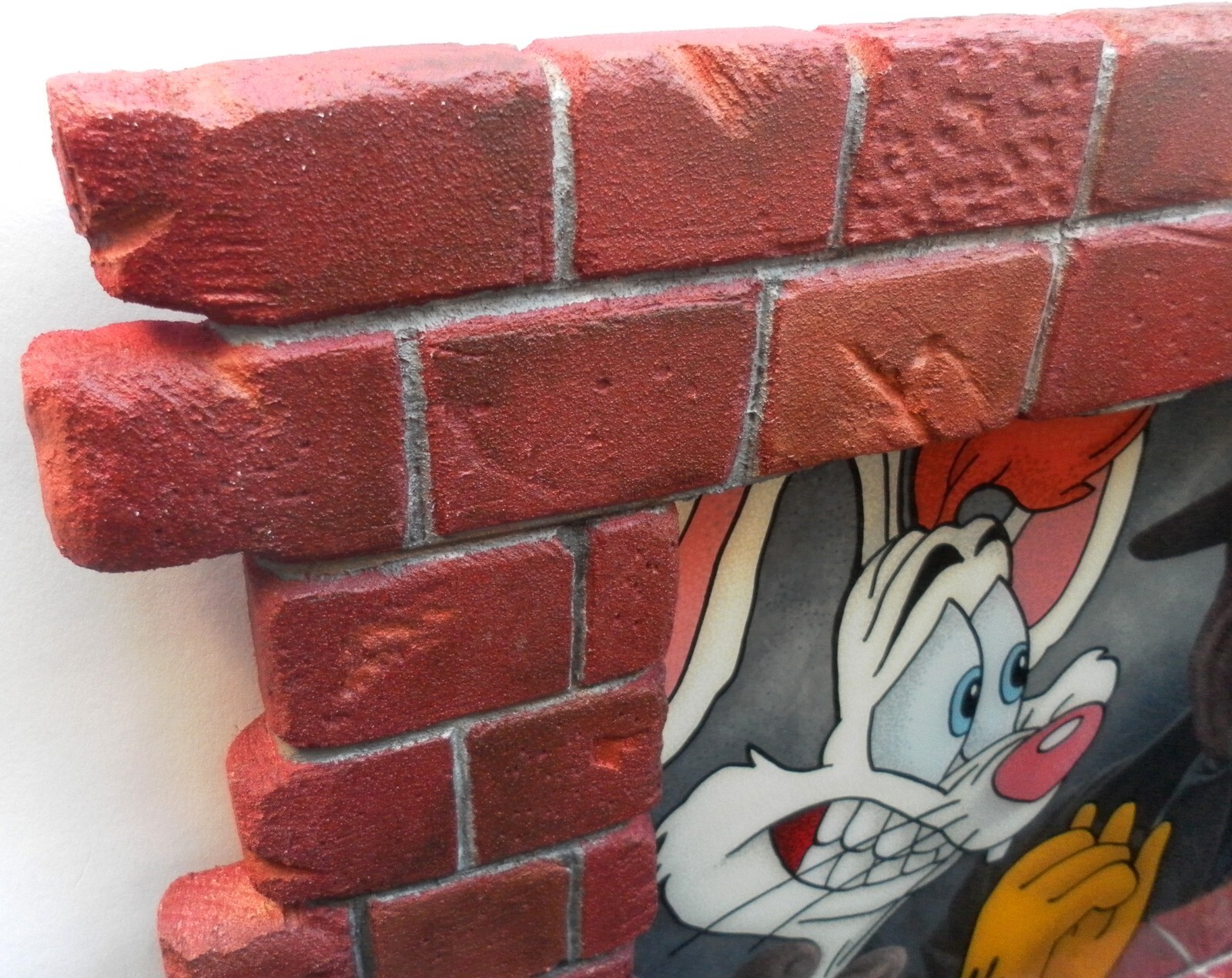 Roger Rabbit ORIGINAL PAINTING custom frame cel fan art OOAK JoKa