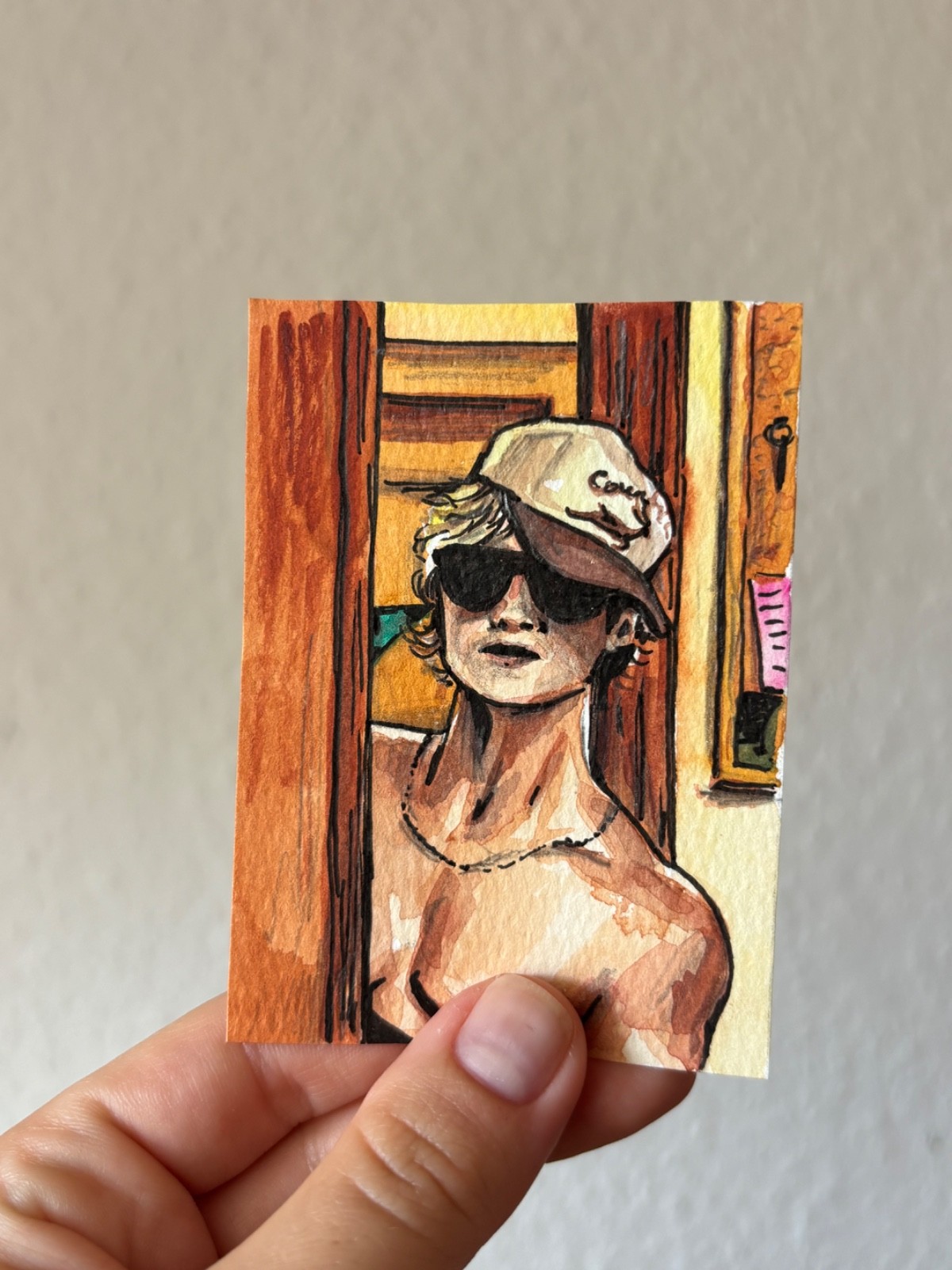 ACEO Original Off Campus Dean, The Score, Hockey Booktok