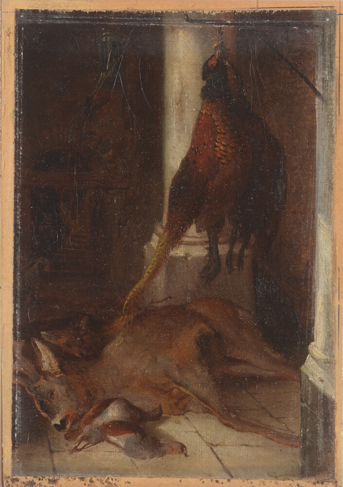 Leopold Steinrucker (1801-1879), «Game», Oil Painting