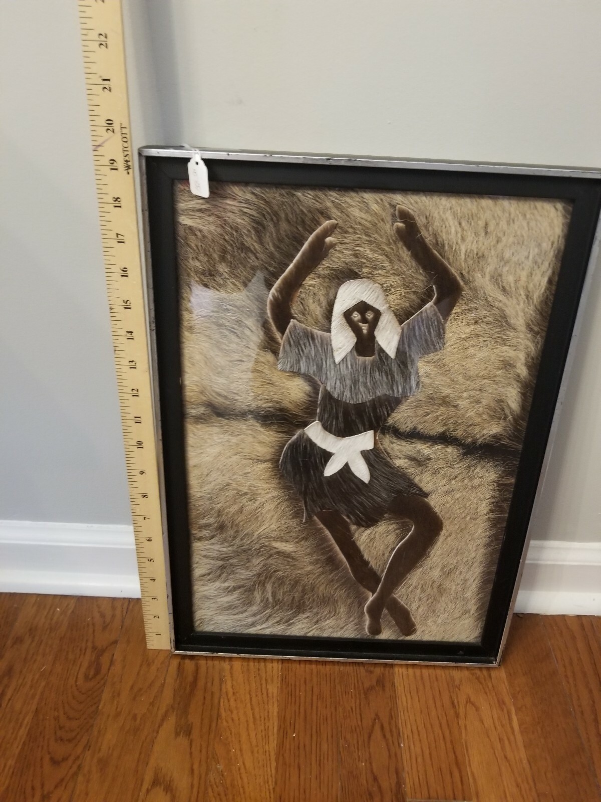 Original African American Painting 20 inches in height 13 inches across