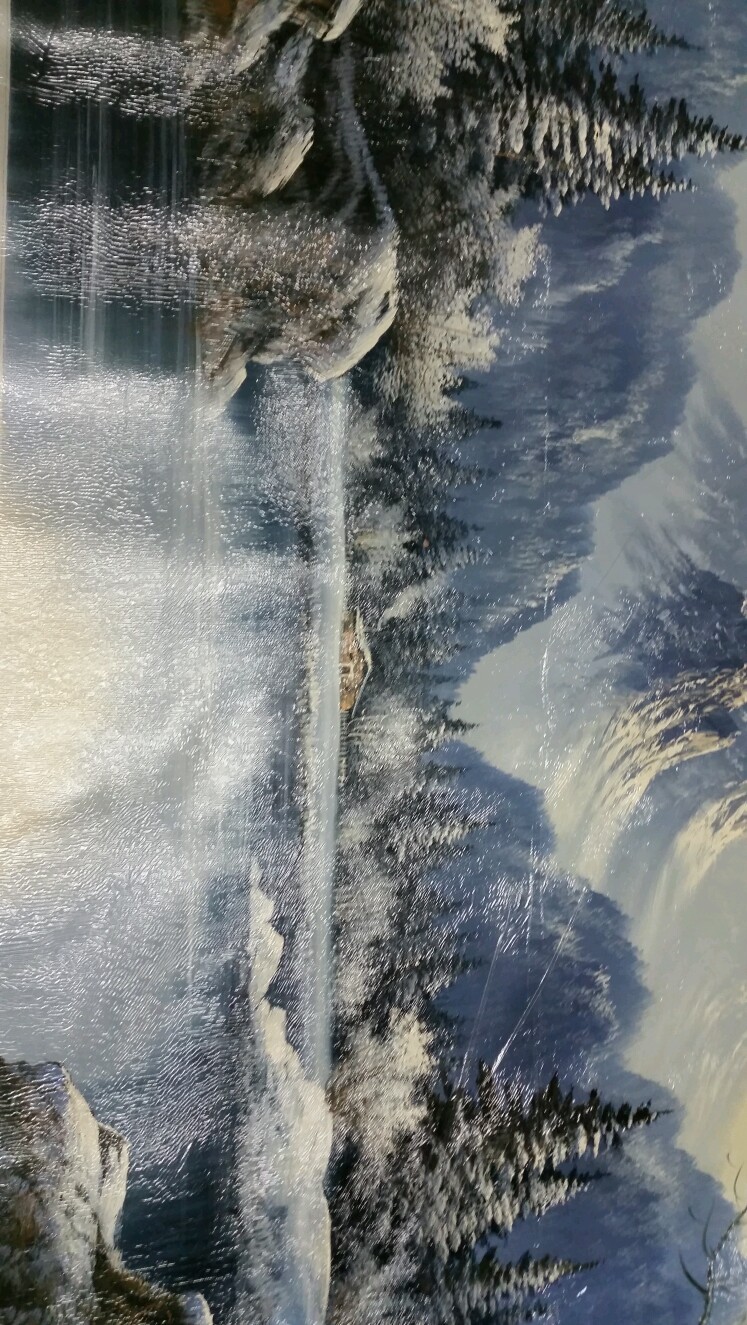 Oil painting for medium size.