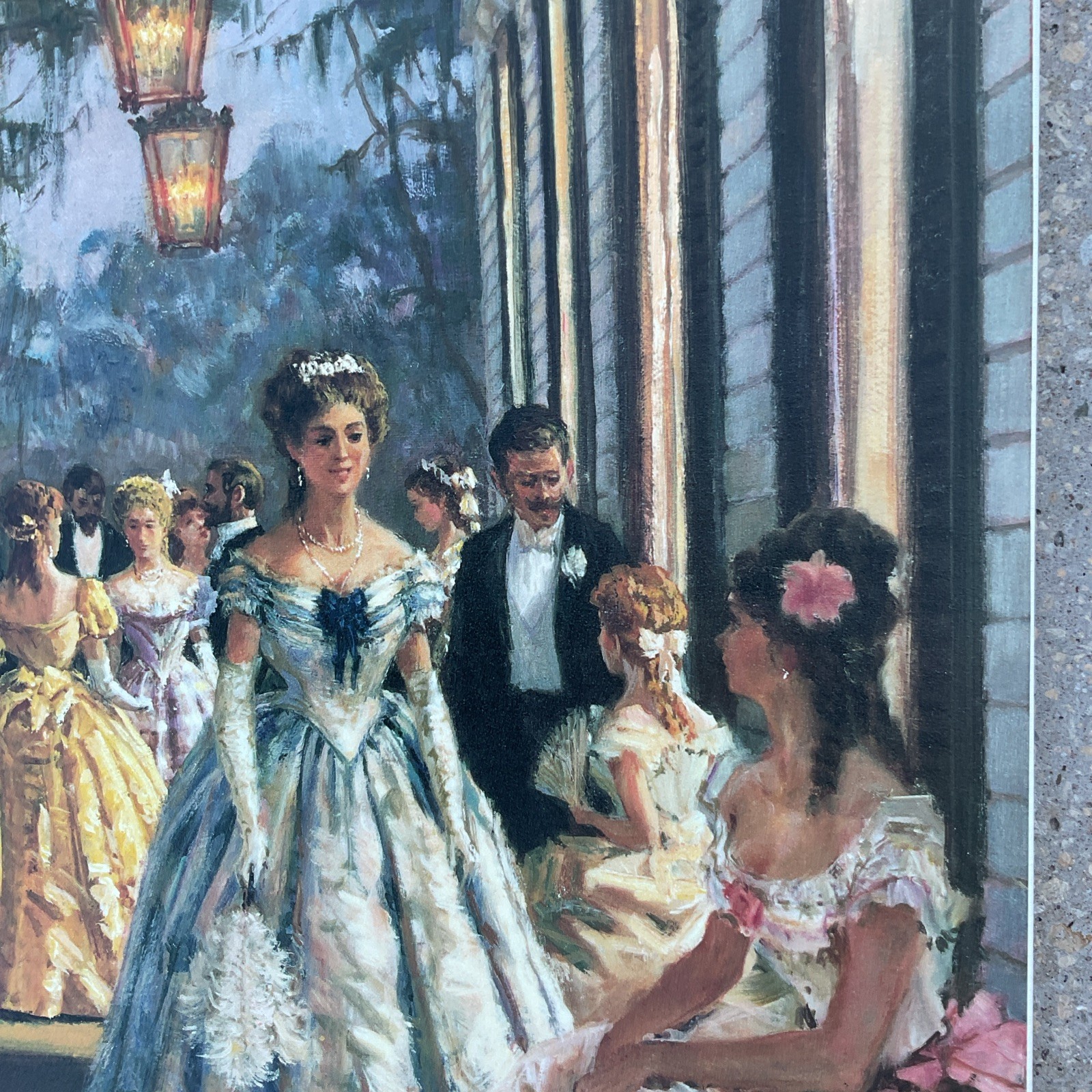 «Summer Carousel» Alan Maley Print On Canvas Signed/Numbered, Lim Ed, COA