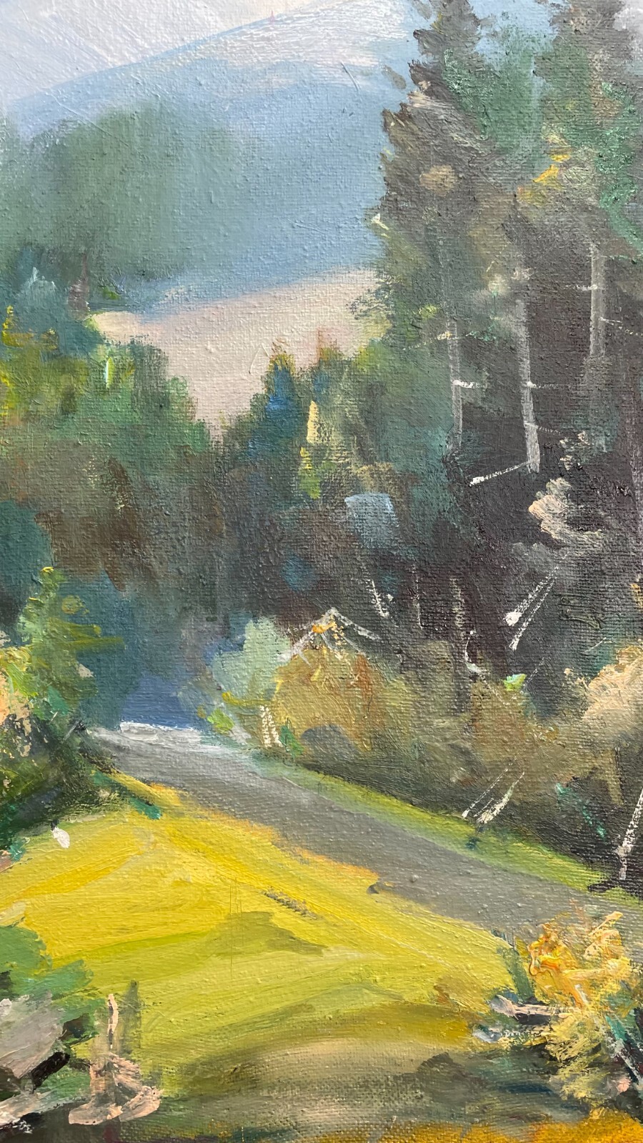 Oil painting Warm Ukrainian painter Canvas Framed Decor original landscape art