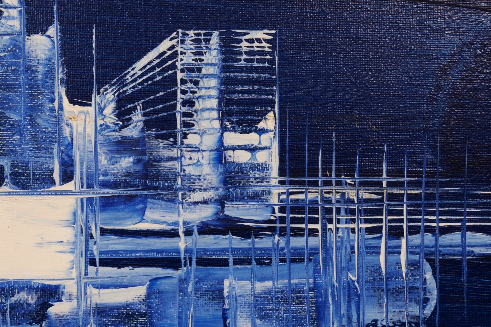 Frans Storm – Architectural Study, c. 1960 Modern Oil Painting on Board Framed