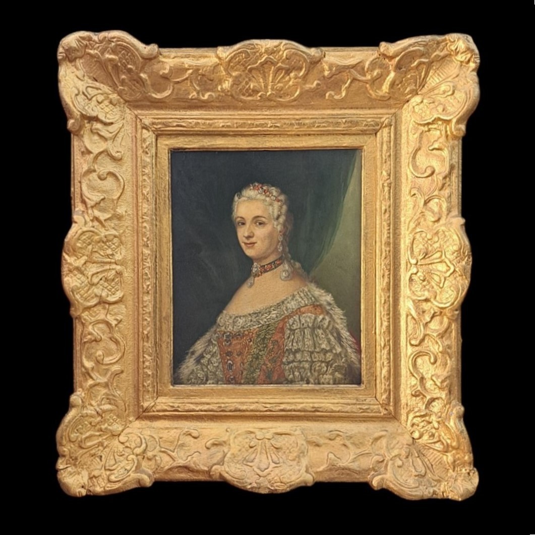 Portrait of Marie Leczinska Queen of France wife of King Louis XV 19th century