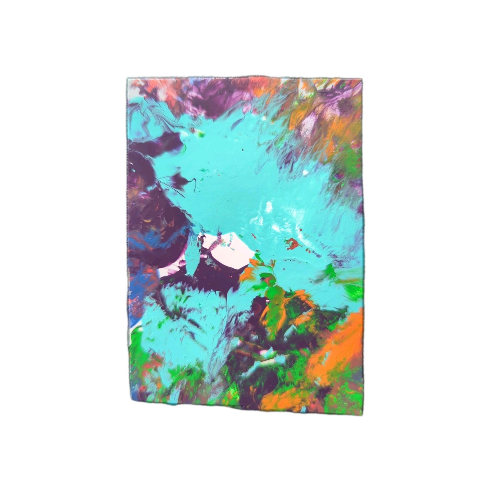 ACEO Original Art Card 2.5 x 3.5 Abstract Acrylic Paintings Unique One of a Kind