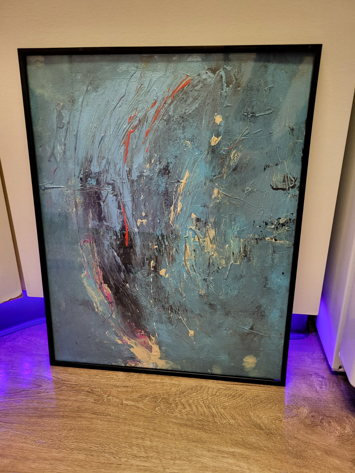 Beautiful Original Abstract ACTYLIC ON CANVAS board Modern Contemporary Art