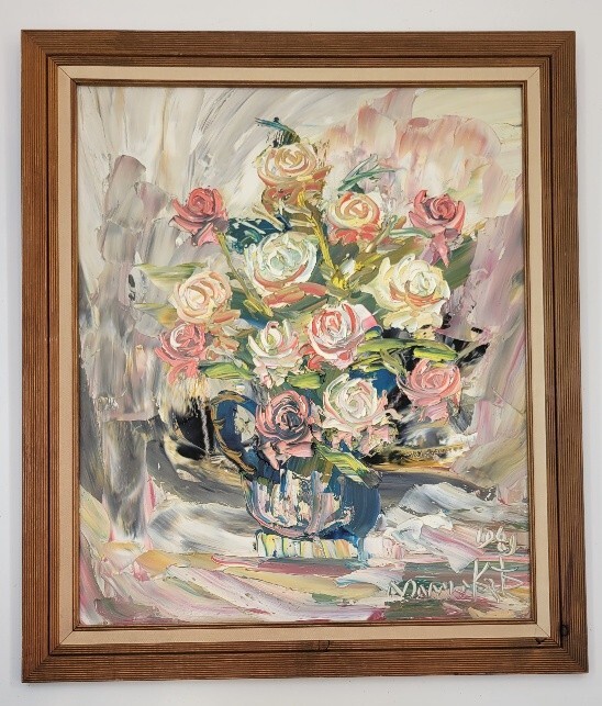 Morris Katz Oil Painting