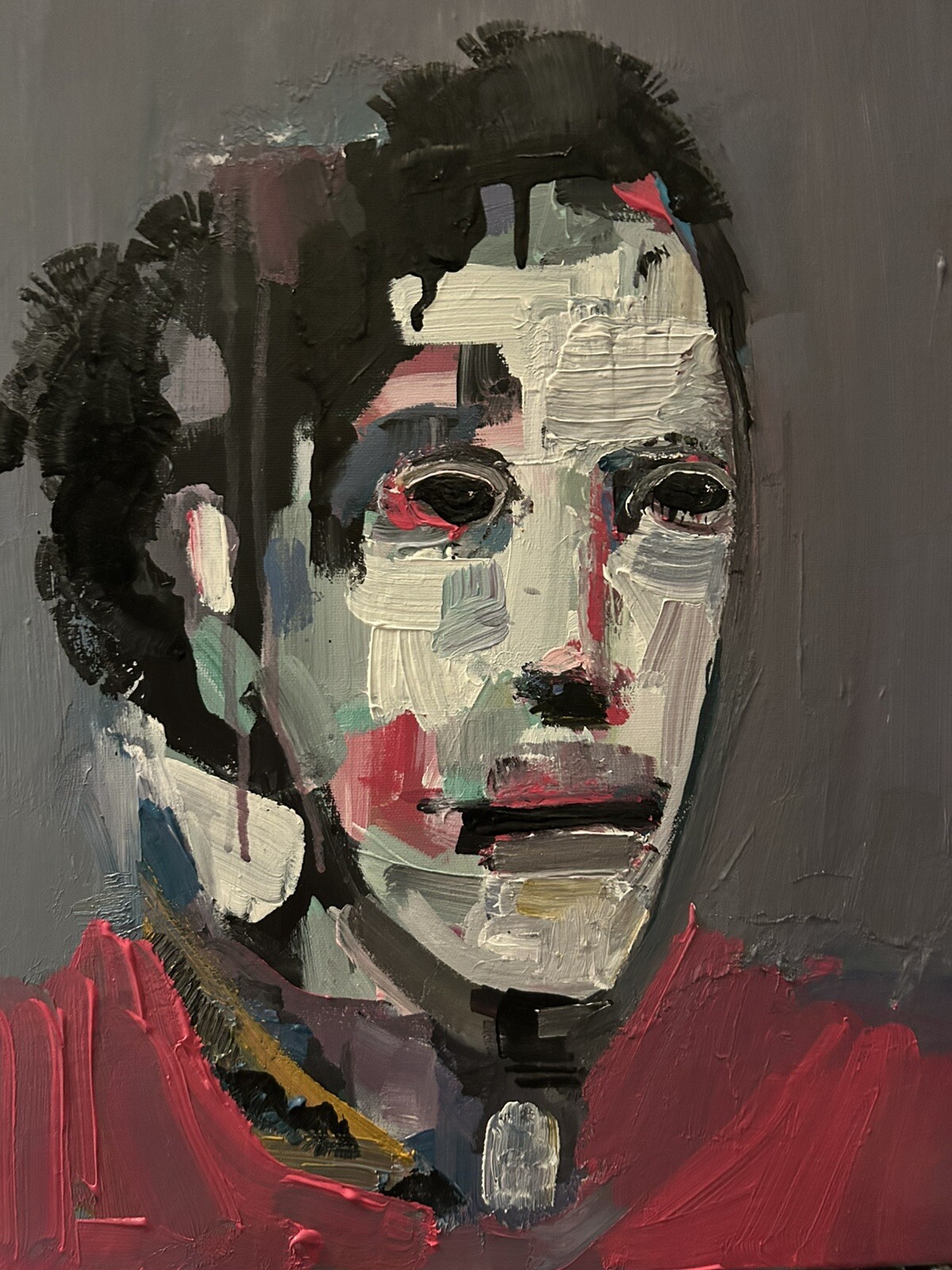 Abstract Portrait. Parsons People. 16×20 Check out video in description below