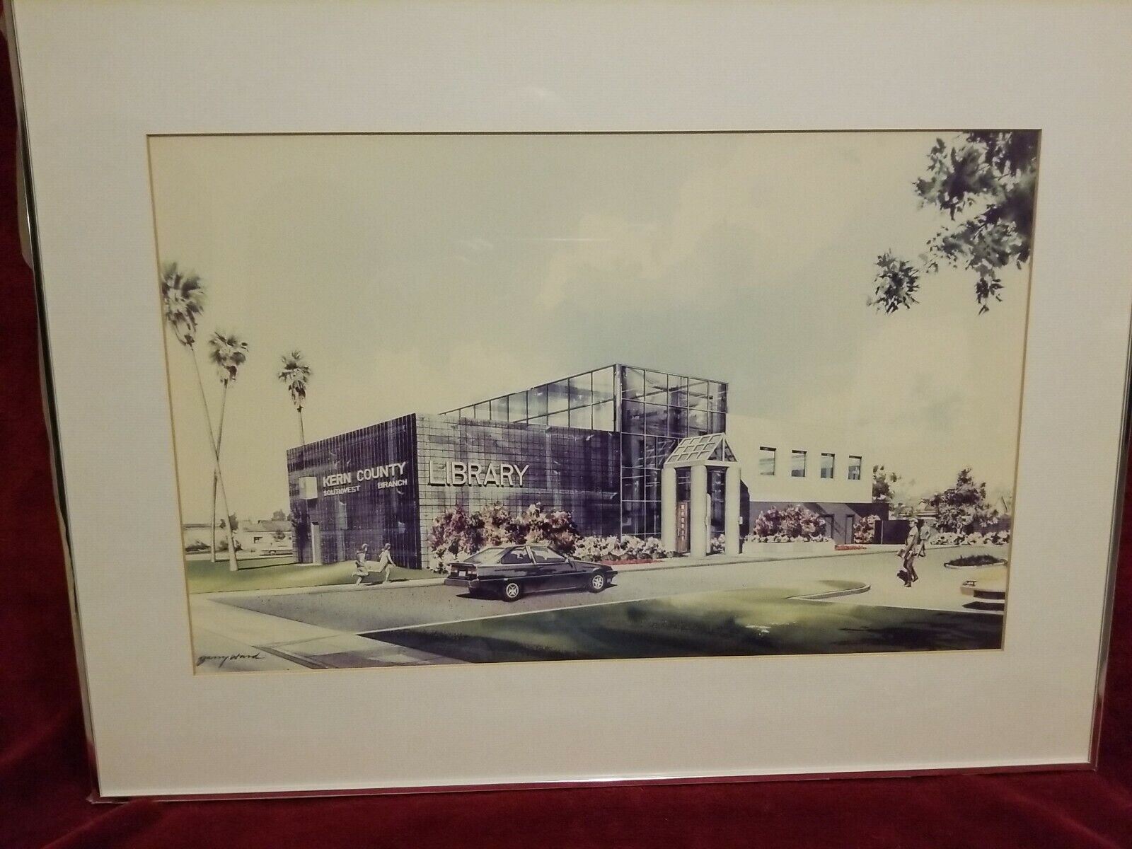 Architectural Rendering Drawings Bakersfield City Buildings Milazzo Watercolor