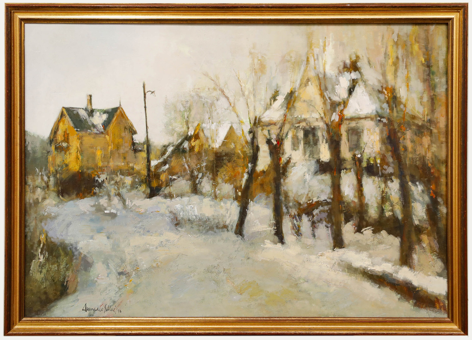 1977 Oil – Winter in Bergen, Norway