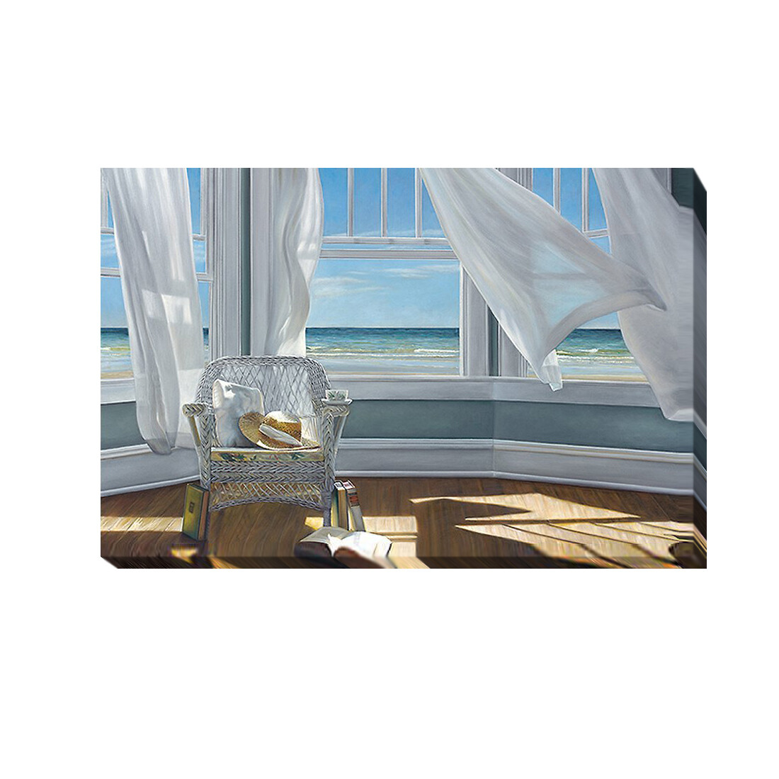 Gentle Reader by Karen Hollingsworth Gallery-Wrap Canvas Giclee (24 in x 36 in)
