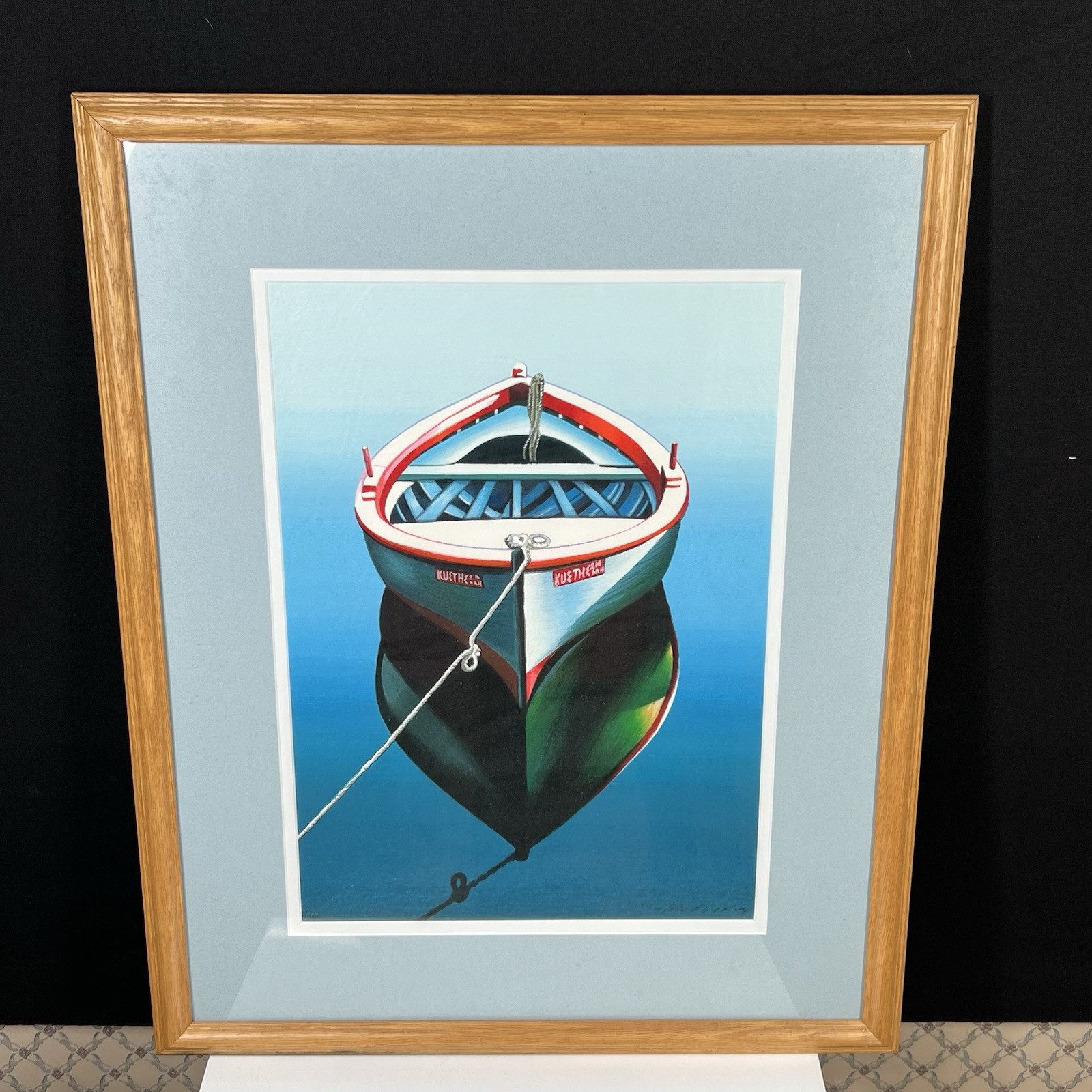 «MEDITATIVE» BY IGOR MEDVEDEV SERIGRAPH IN COLOR ON WOVE PAPER SIGNED IN INK COA