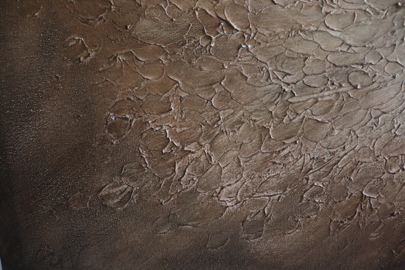 Large Neutral Abstract Painting Textured Earth Tone Wall Art Wabi Sabi Canvas