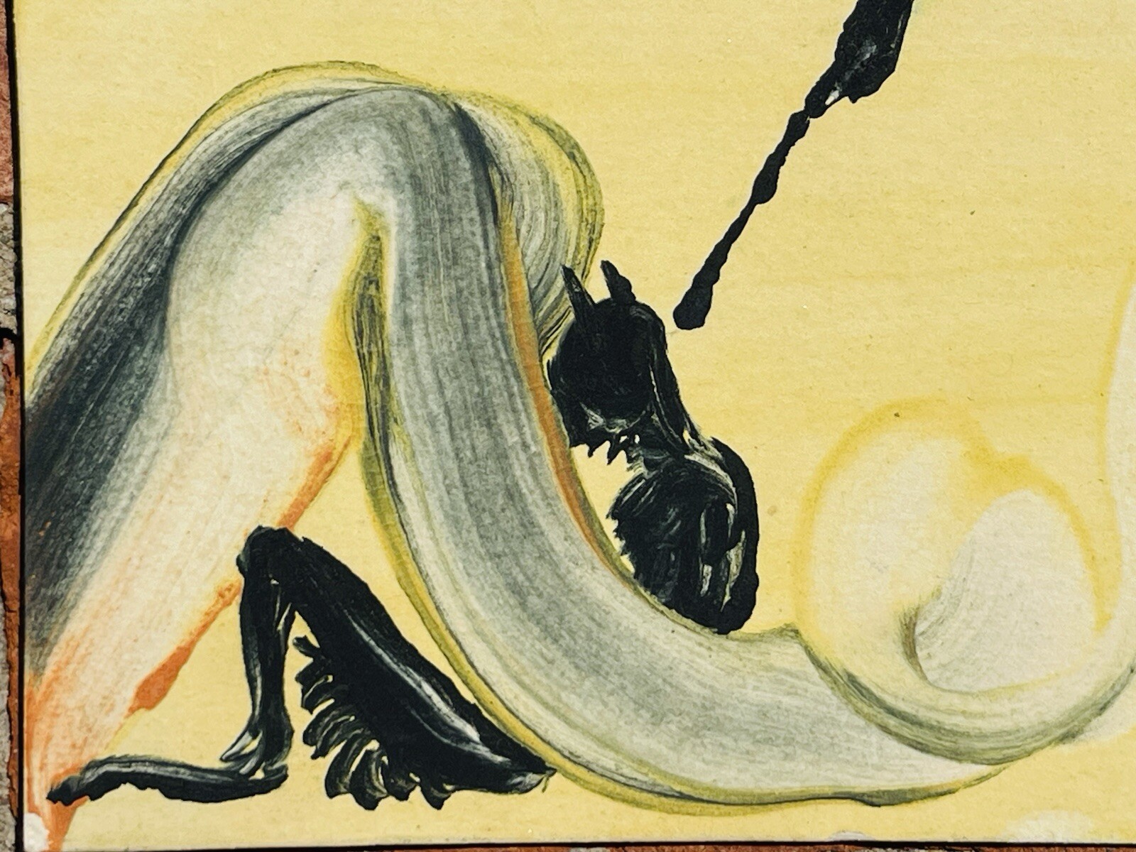 Rare Signed 1920’s Hot Starch Mythic Painting By Walter Otto Beck. Innisfree NY