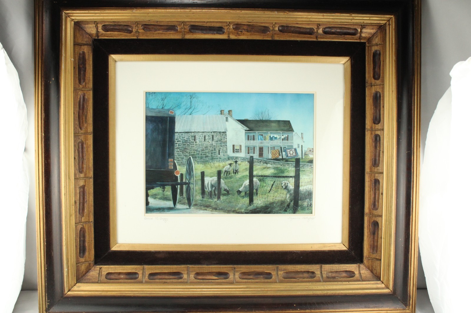 Susan Satterfield Framed Print Lancaster PA Behind the Buggy Amish Deep Frame