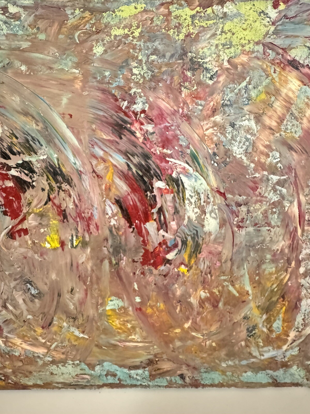 Abstract Artwork – Unique Modern Painting – Unknown Artist – Colorful Wall Art