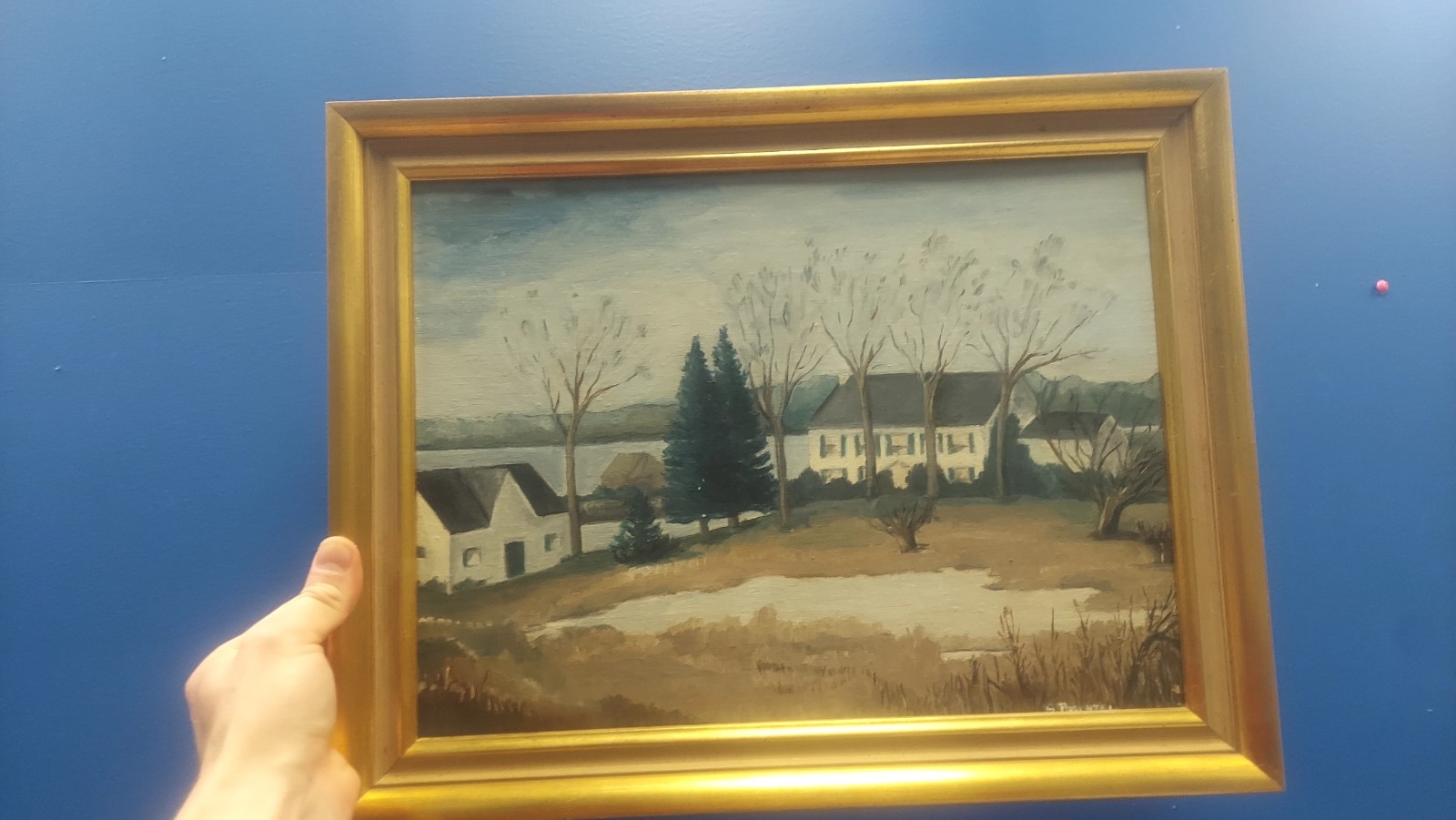 Antique Oil On Board Fulton Devoe & Raynolds Signed