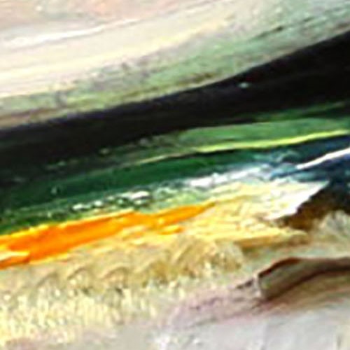 fish stylish modern art Oil painting UKRAINE DEMENKO NATALIA 8X10