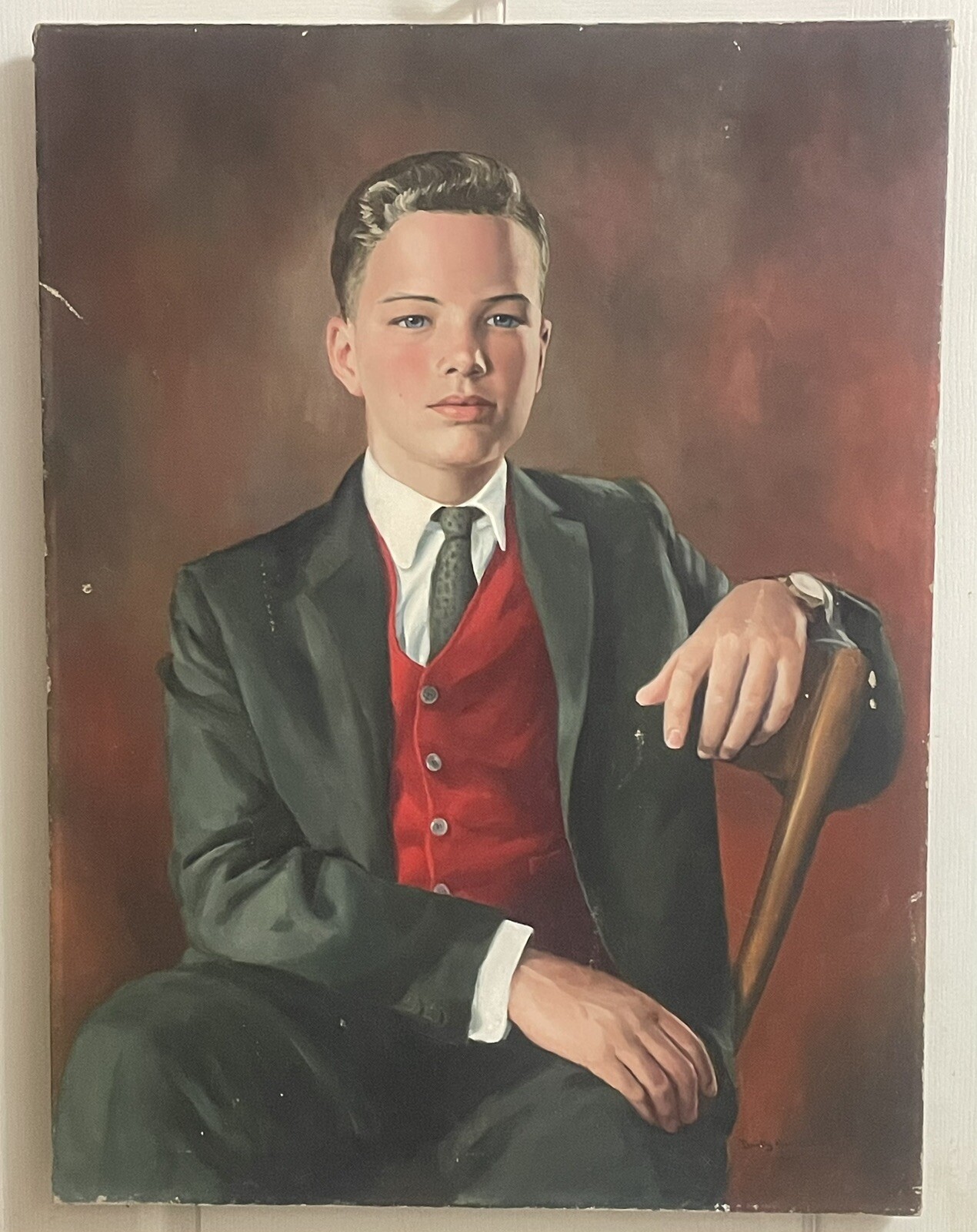 Dorothy Horne Decker (1917-2005) Presidential Portrait Painter “A Young Boy”1961