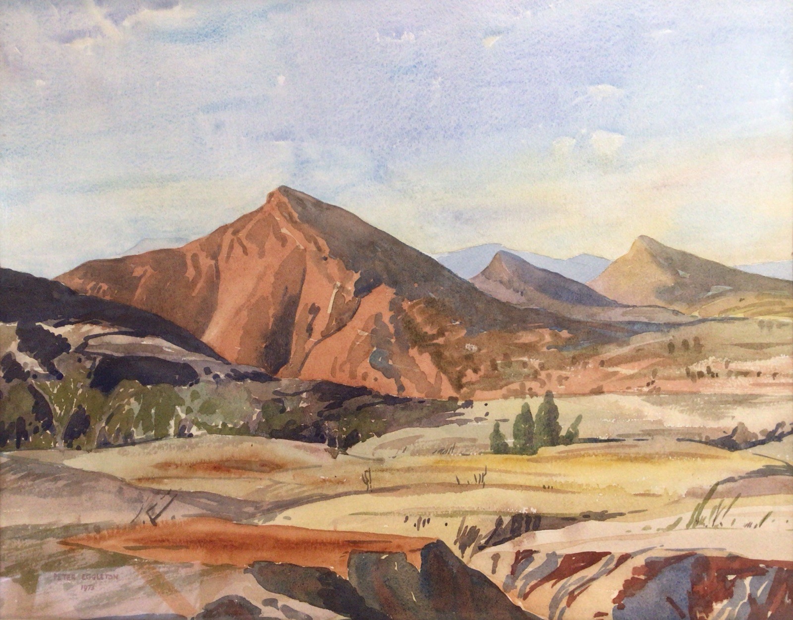 Peter Eggleton 1973 Kimberley Country Western Australia Watercolour Framed