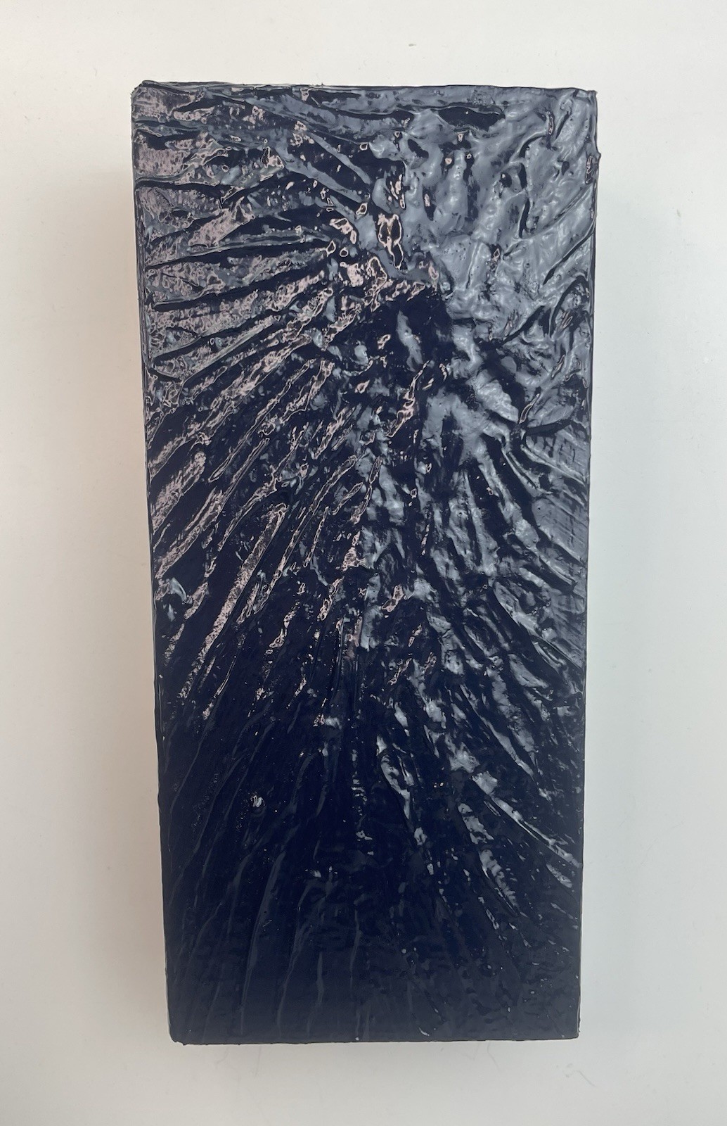 Blue Object, American Minimalist Painting Sculpture Signed
