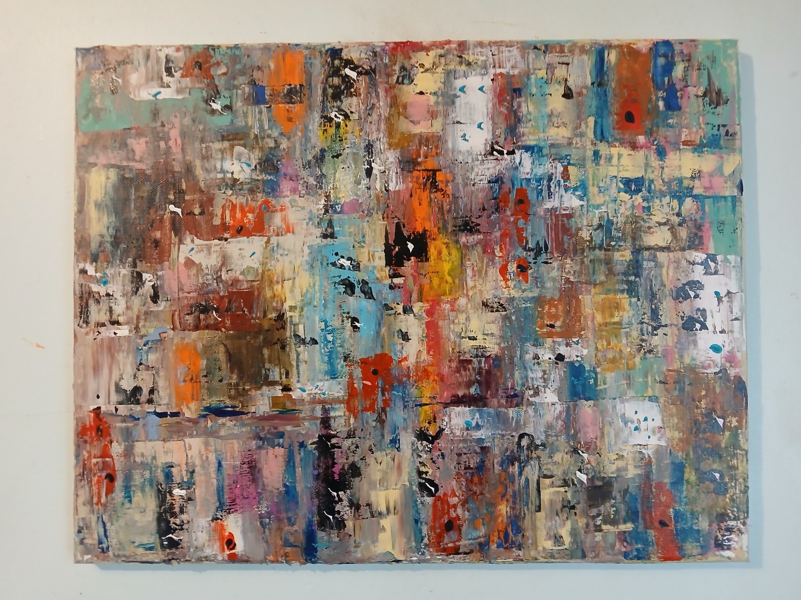 original abstract acrylic painting on canvas