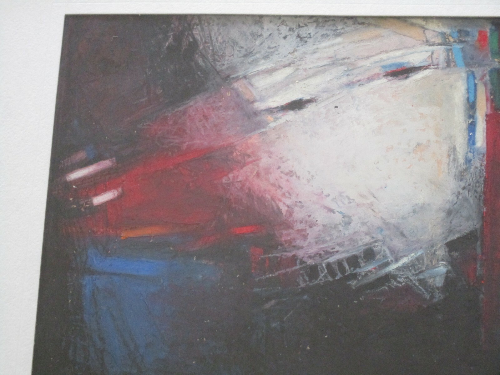 JUDITH HEBREW SIGNED ABSTRACT DRAWING MODERNIST EXPRESSIONISM NON OBJECTIVE