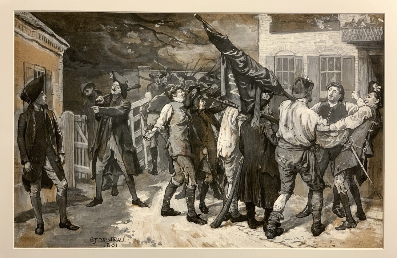 ORIGINAL PUBLISHED EDWARD BREWTNALL WATERCOLOR ILLUSTRATION FOR HARPER’S 1881