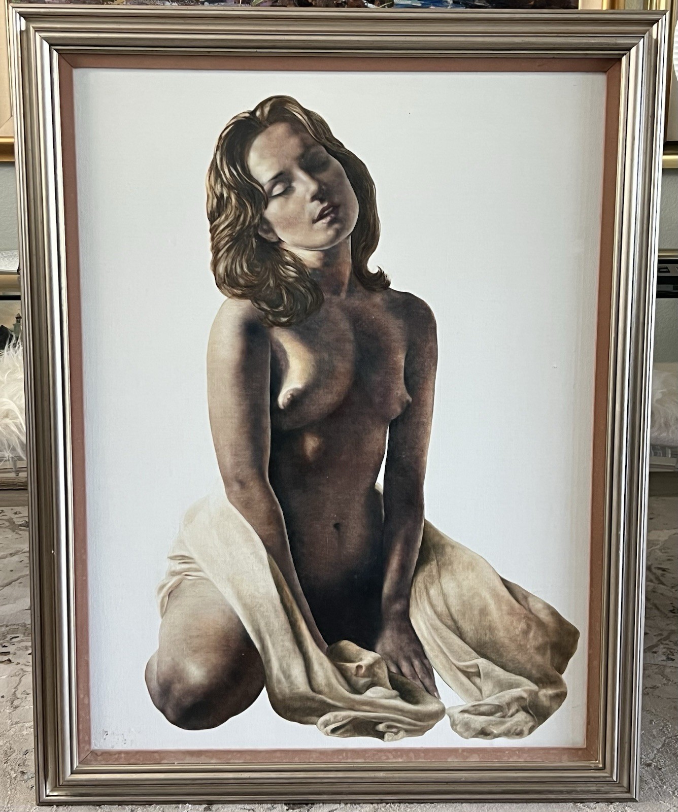 Popo & Ruby Lee Original Oil Painting “The First Light Of Morning” -36×46”
