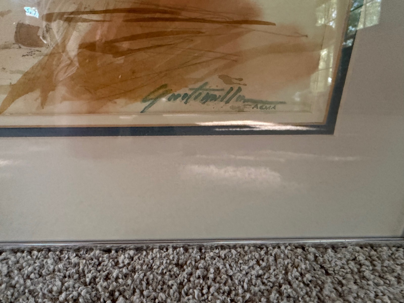 Framed Original Chesapeake Bay Workboat – Richard Goertemiller, 1978 – 27×20