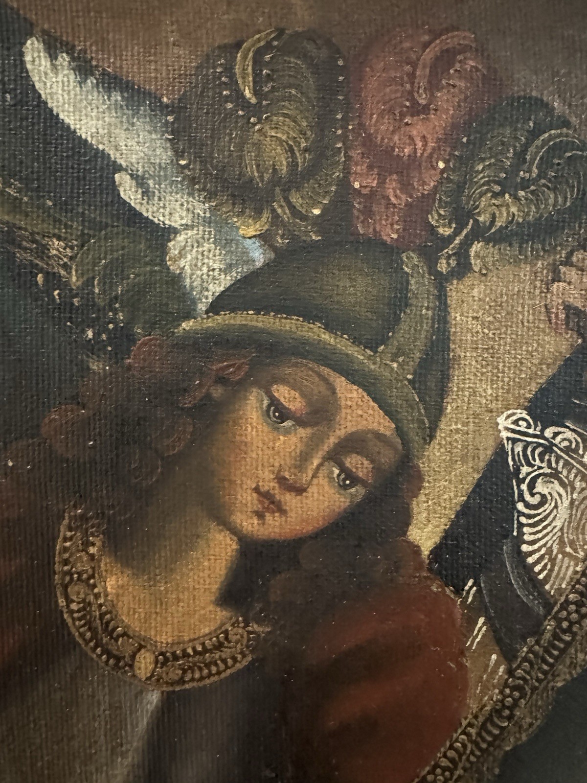 ‘Angel Arcabucero’ from the Cuzco School 20”x16”