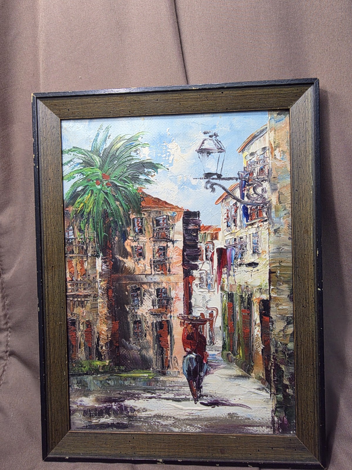 Original Oil Painting 11.25×8.5 Unknown Artist