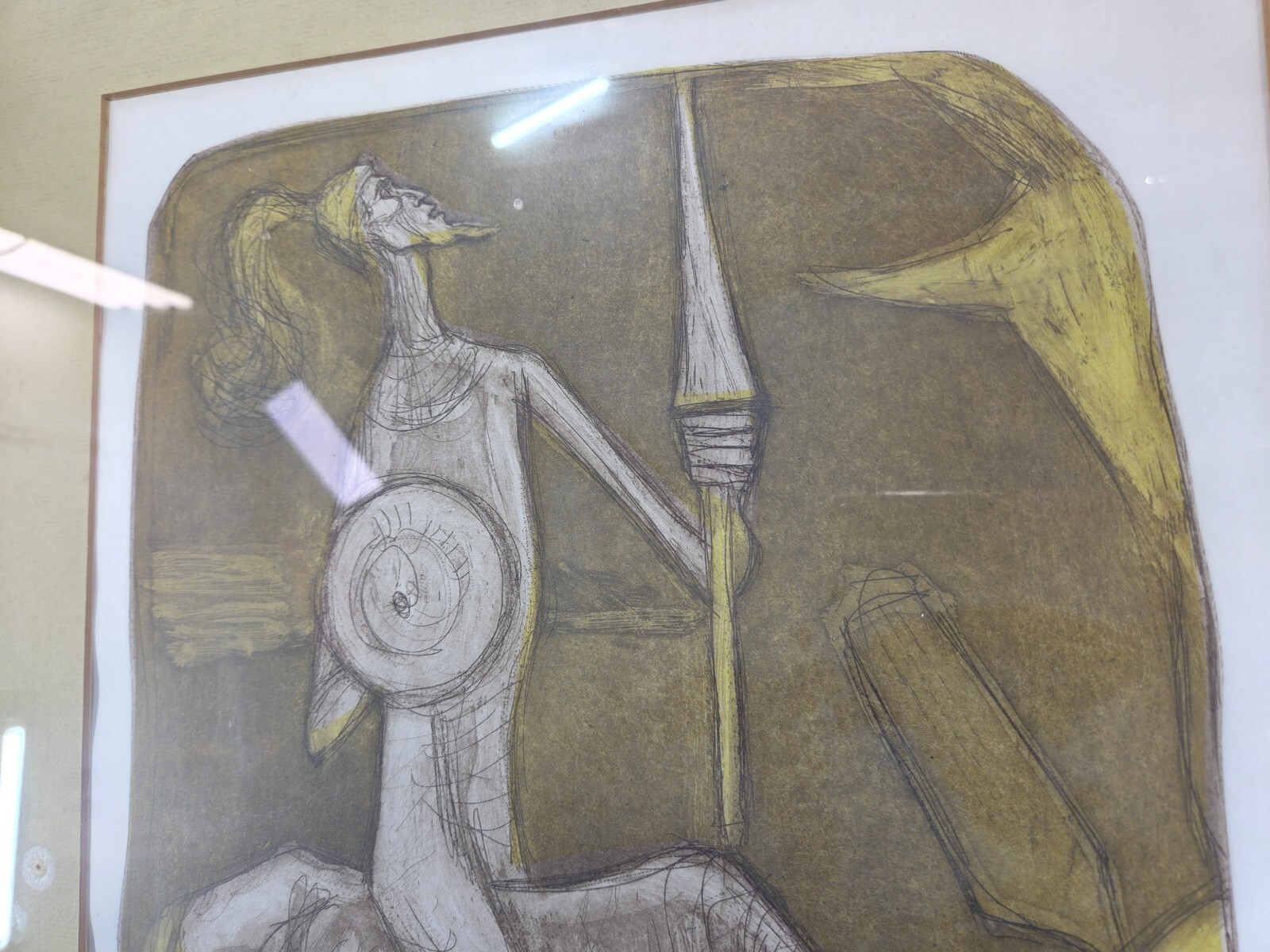 Irving Amen Don Quixote, Etching signed numbered 132/200 Framed 26×20 COA!