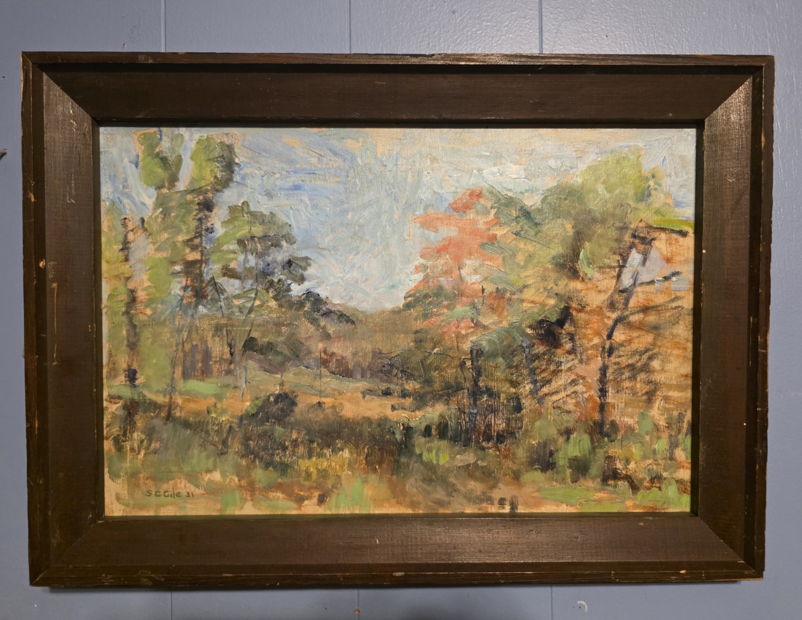 Seldon Connor Gile Marin County Landscape Oil Painting