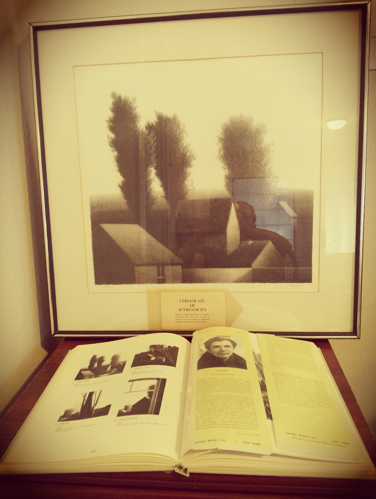 Robert Kipniss Lot Of 3, Vintage 1970’s Lithographs,Book Identifier,And C.O.A