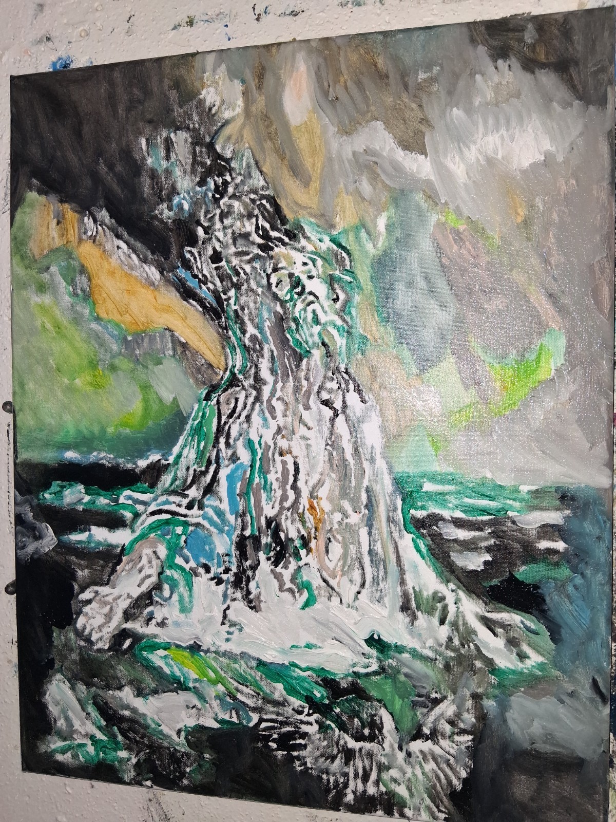 The Exit Of The Soul…painting on canvas original