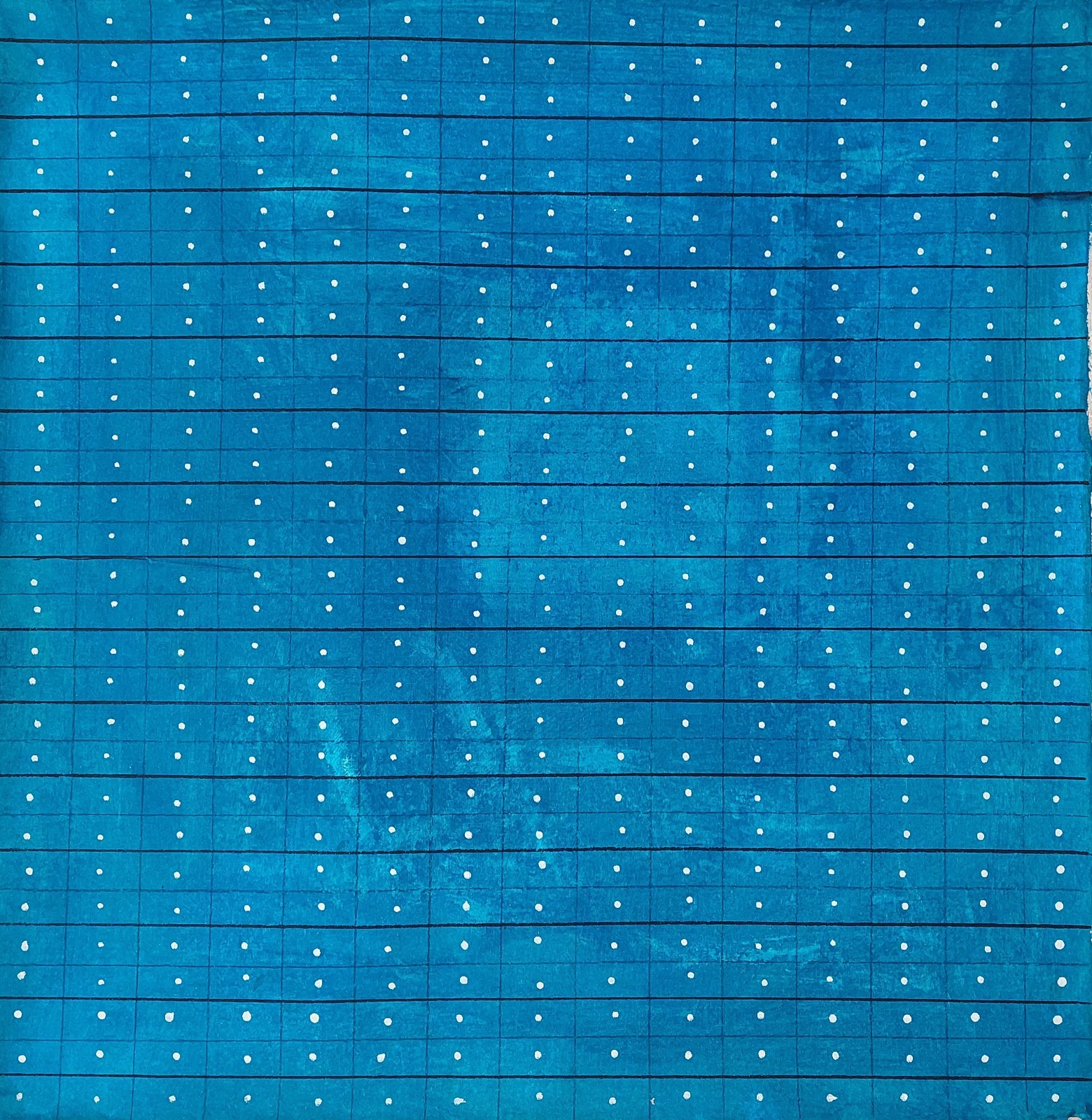 Agnes Martin Signed Minimalist Abstract Oil Painting on Canvas Modern Art