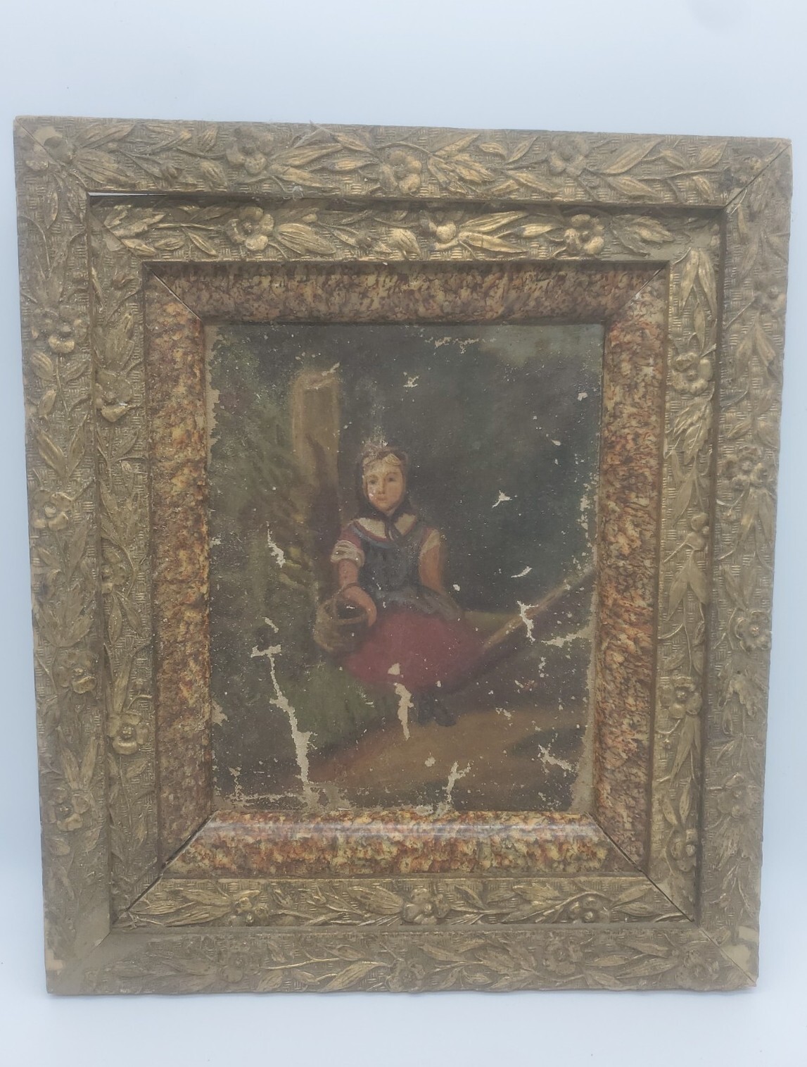 Vintage Girl Photo 13.5″X 11.5″