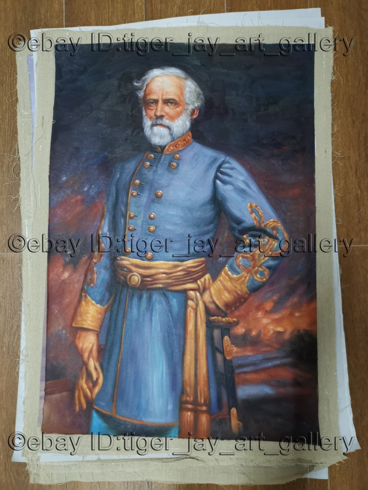 A+ Painting General Robert E. Lee Confederate States Civil War College President