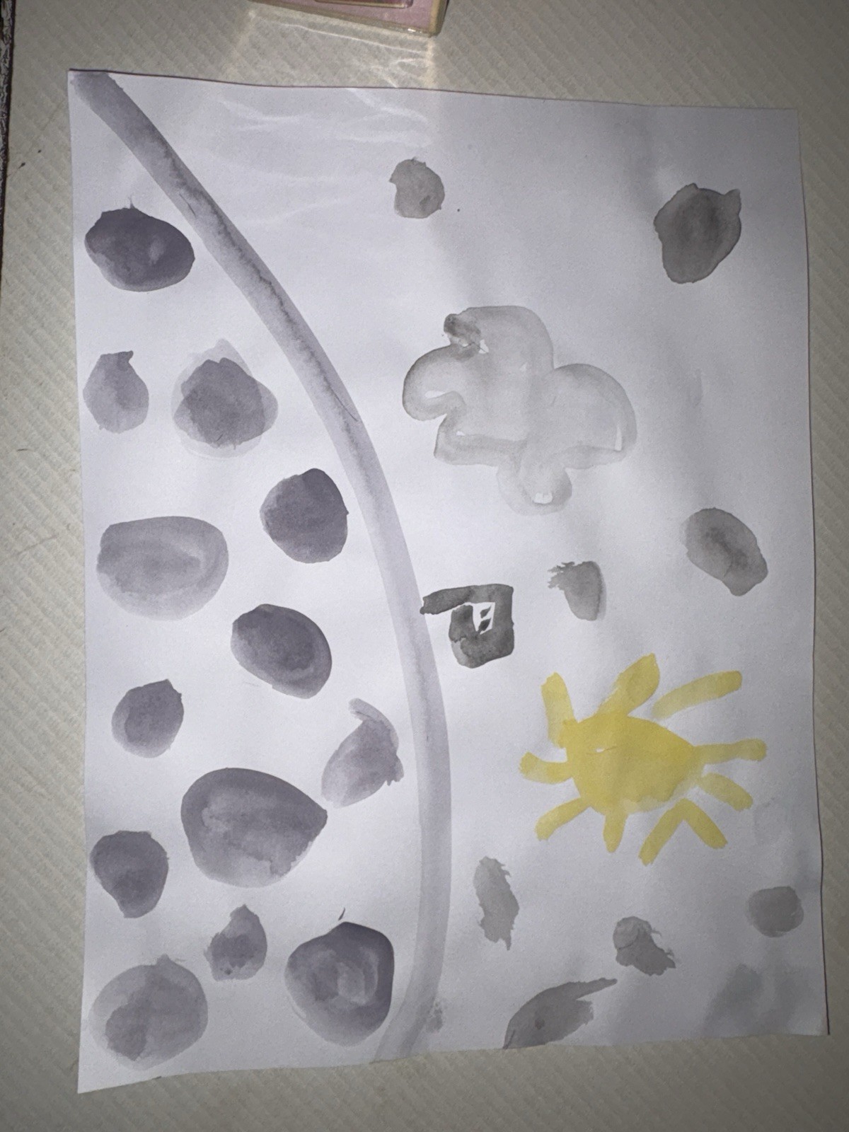 Original Abstract Art – Outer Space Illusion