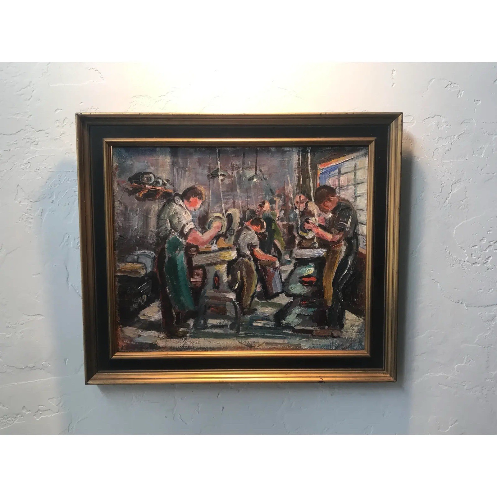 1930s Machine Age Painting- unsigned