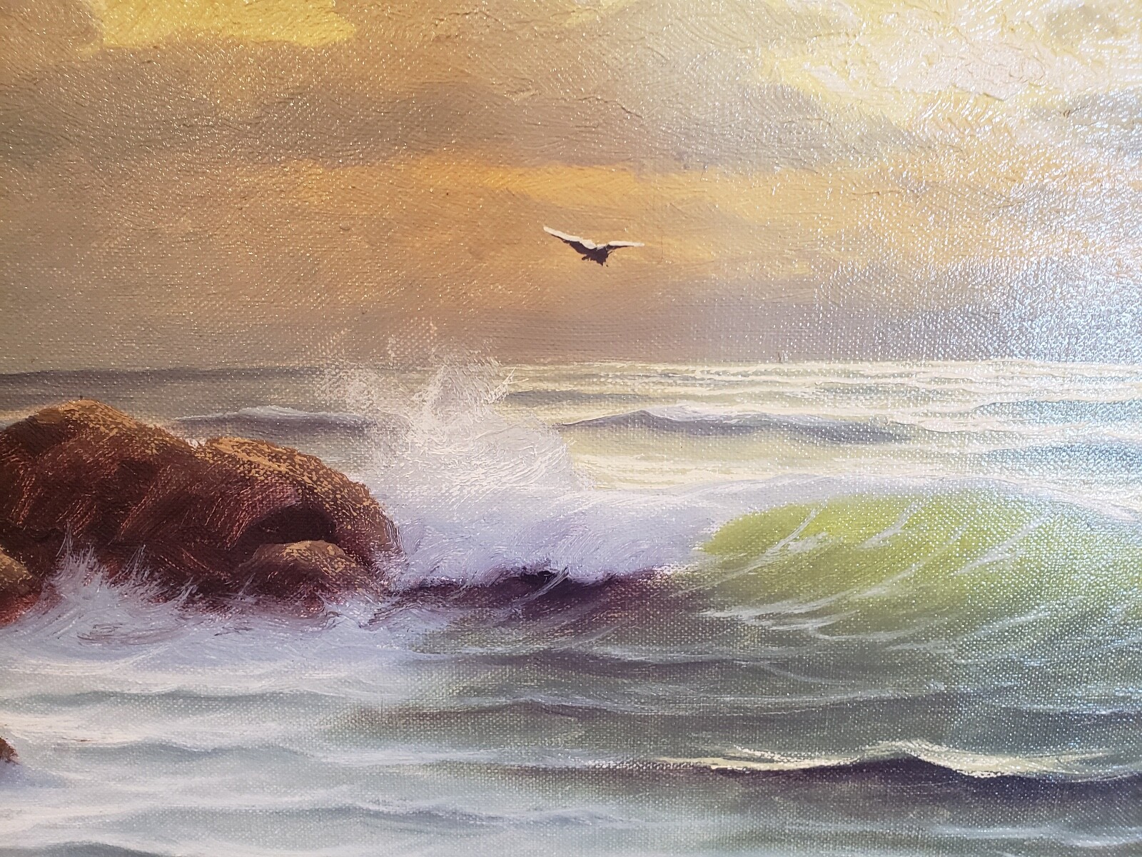 Cornelius Schippers (20th Century, Dutch) Seascape Oil Painting 24 x 27